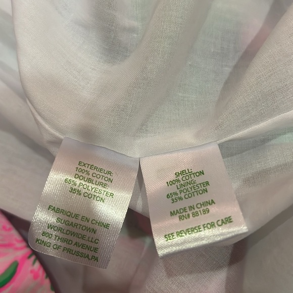 Lilly Pulitzer mini linnet dress in multi beak calm carry on size 8 NWT - Picture 7 of 11